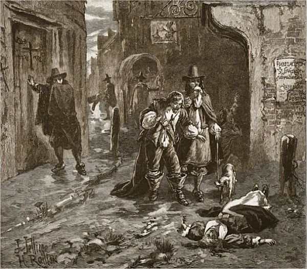 Resultado de imagen de peste inglaterra 1665