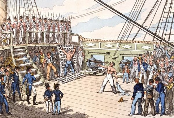 castigos de la Armada Real Británica