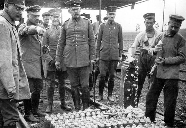 uso de armas químicas en la primera guerra mundial